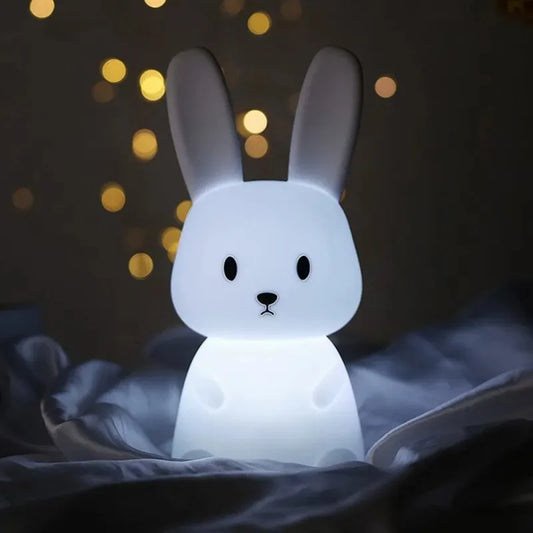 LED Silicone Rabbit Night Light